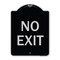 Signmission Parking Lot No Exit Heavy-Gauge Aluminum Architectural Sign, 18" L, 24" H, BS-1824-23420 A-DES-BS-1824-23420 - alternate 1